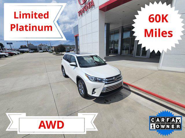 used 2018 Toyota Highlander car, priced at $32,620