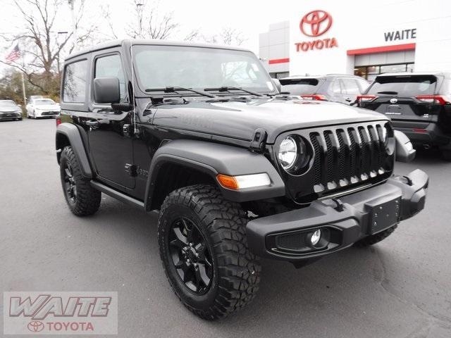 used 2021 Jeep Wrangler car, priced at $28,900