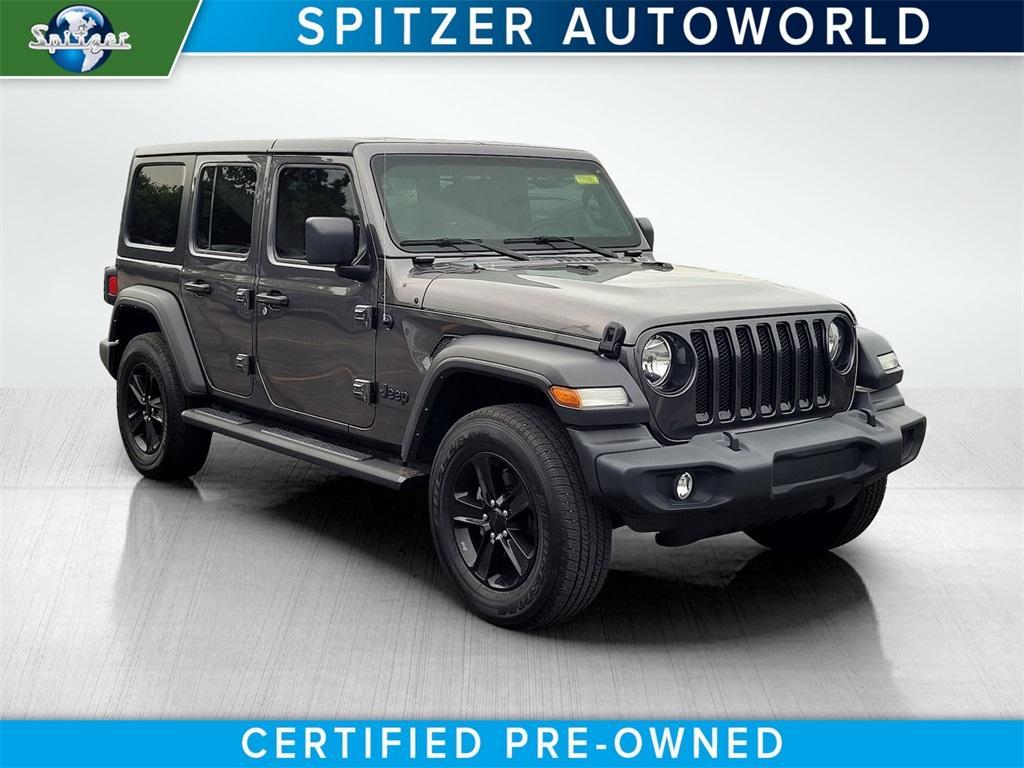 used 2022 Jeep Wrangler Unlimited car, priced at $32,477