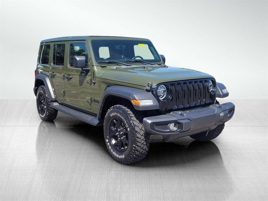 used 2021 Jeep Wrangler Unlimited car, priced at $31,399