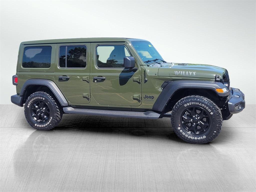 used 2021 Jeep Wrangler Unlimited car, priced at $31,399