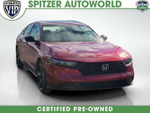 used 2024 Honda Accord Hybrid car, priced at $27,101