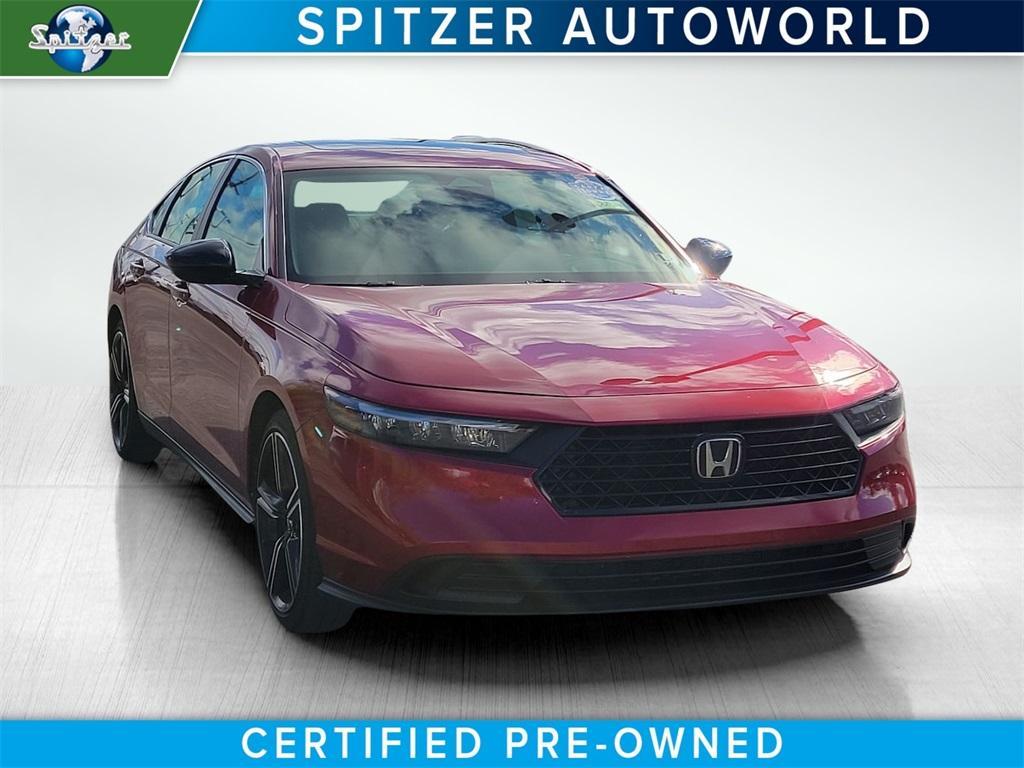 used 2024 Honda Accord Hybrid car, priced at $27,997
