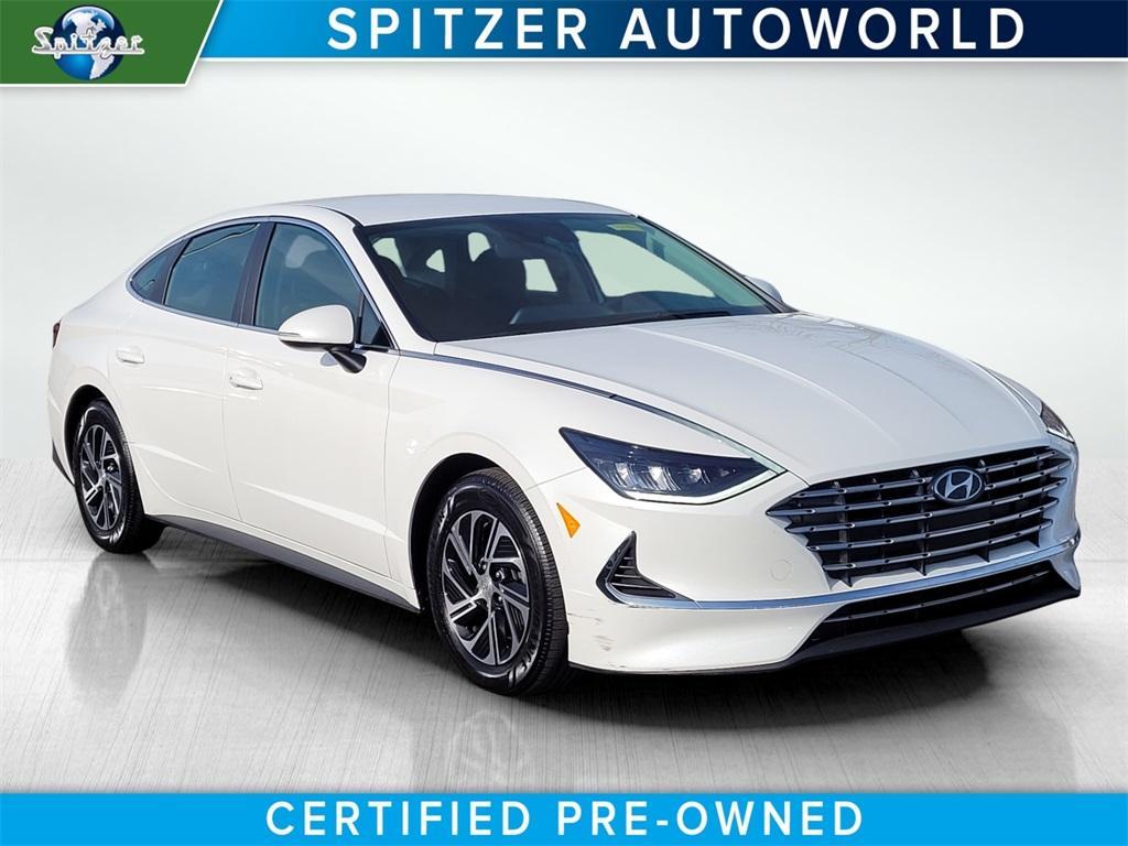 used 2022 Hyundai Sonata Hybrid car, priced at $20,742