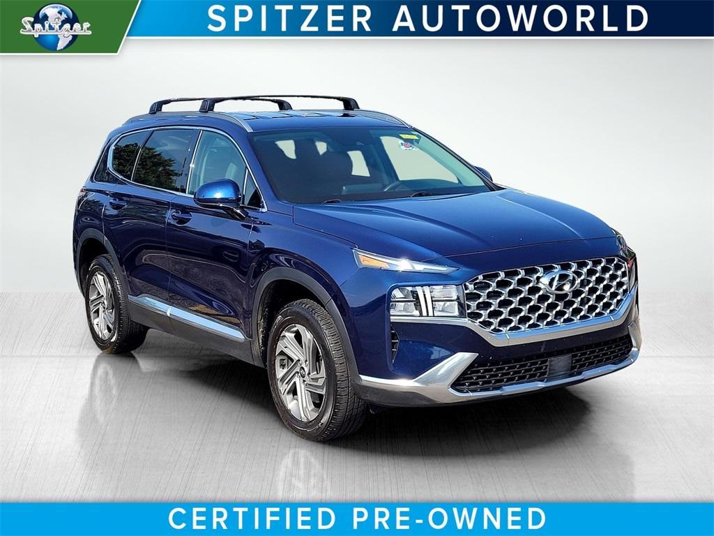 used 2021 Hyundai Santa Fe car, priced at $18,176