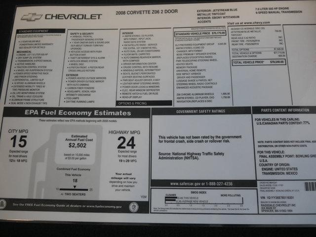 used 2008 Chevrolet Corvette car, priced at $51,995