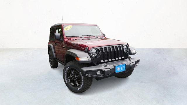 used 2021 Jeep Wrangler car, priced at $35,995