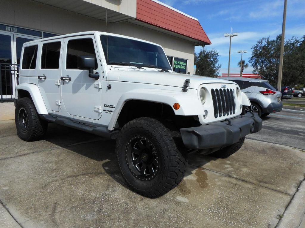 used 2015 Jeep Wrangler Unlimited car, priced at $17,988