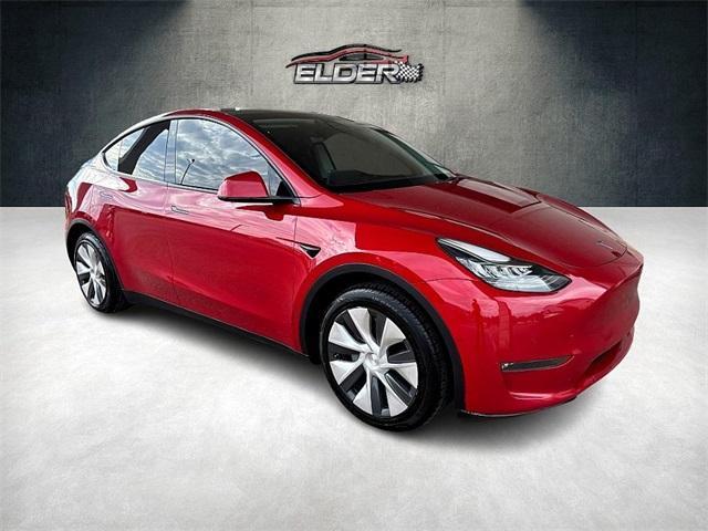 used 2021 Tesla Model Y car, priced at $29,500