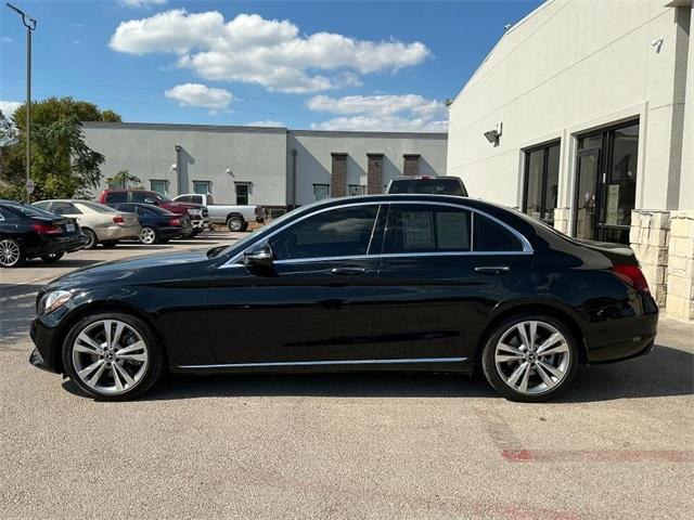 used 2018 Mercedes-Benz C-Class car, priced at $19,000