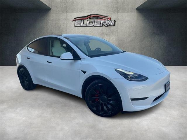 used 2022 Tesla Model Y car, priced at $30,000