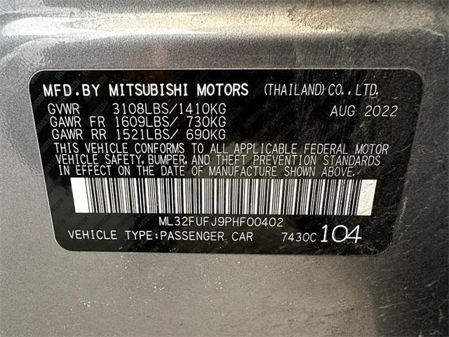 used 2023 Mitsubishi Mirage G4 car, priced at $21,977