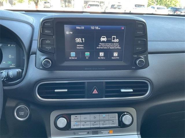 used 2021 Hyundai Kona EV car, priced at $24,774