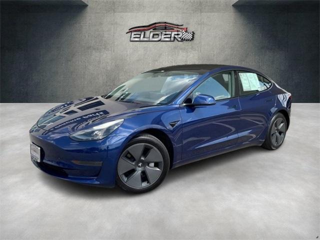 used 2023 Tesla Model 3 car, priced at $28,500
