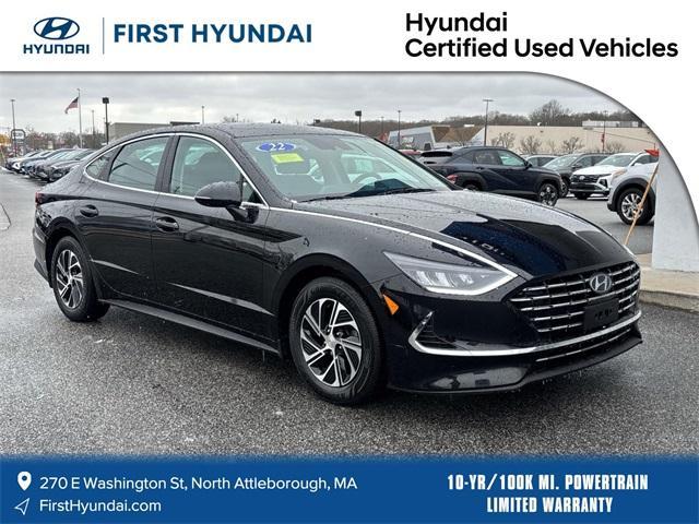 used 2022 Hyundai Sonata Hybrid car, priced at $19,700