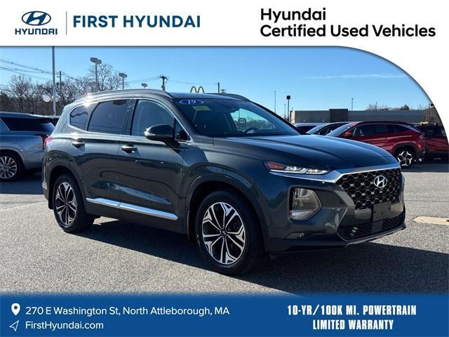 used 2019 Hyundai Santa Fe car, priced at $22,900