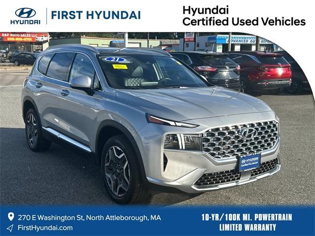 used 2021 Hyundai SANTA FE HEV car, priced at $25,500