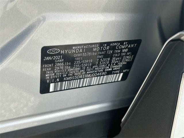 used 2021 Hyundai SANTA FE HEV car, priced at $25,500
