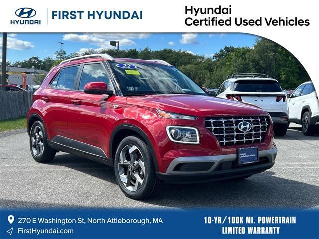 used 2022 Hyundai Venue car, priced at $20,500