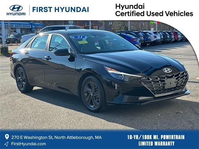 used 2021 Hyundai Elantra car, priced at $19,860