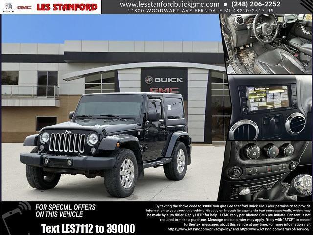 used 2017 Jeep Wrangler car, priced at $17,600