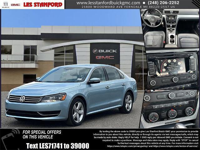 used 2013 Volkswagen Passat car, priced at $7,995