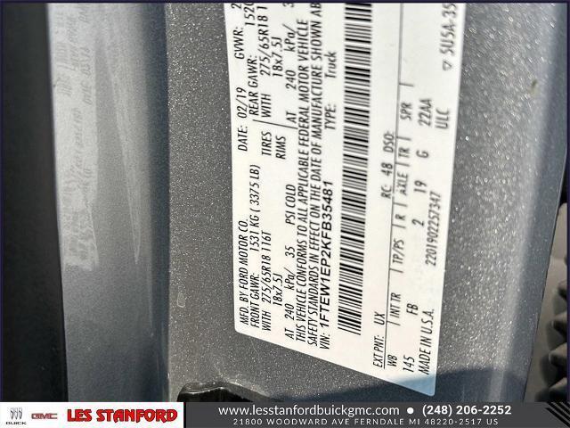 used 2019 Ford F-150 car, priced at $24,965