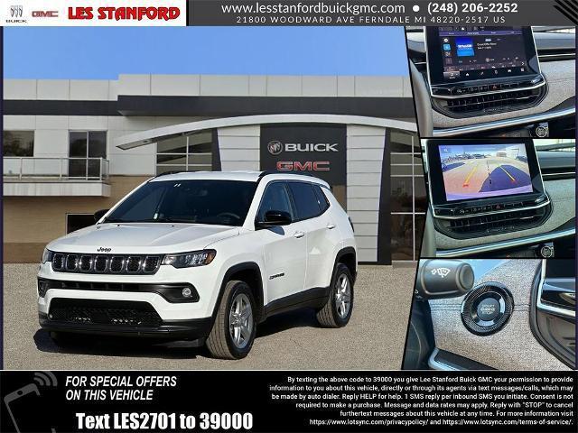 used 2023 Jeep Compass car, priced at $21,750