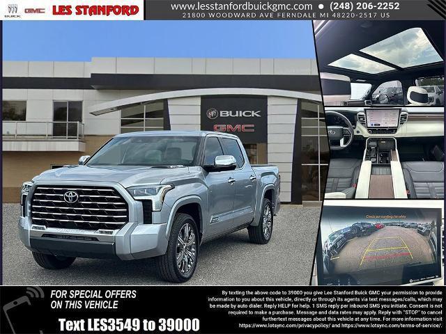 used 2024 Toyota Tundra Hybrid car, priced at $63,295