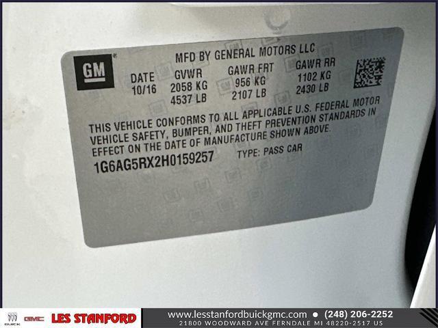 used 2017 Cadillac ATS car, priced at $14,299