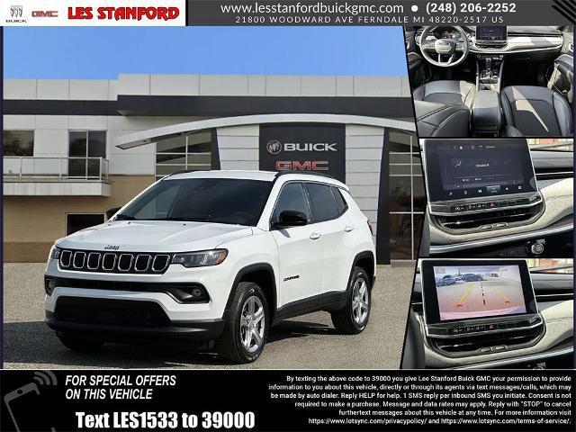 used 2023 Jeep Compass car, priced at $21,600