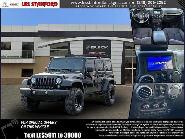 used 2014 Jeep Wrangler Unlimited car, priced at $13,200