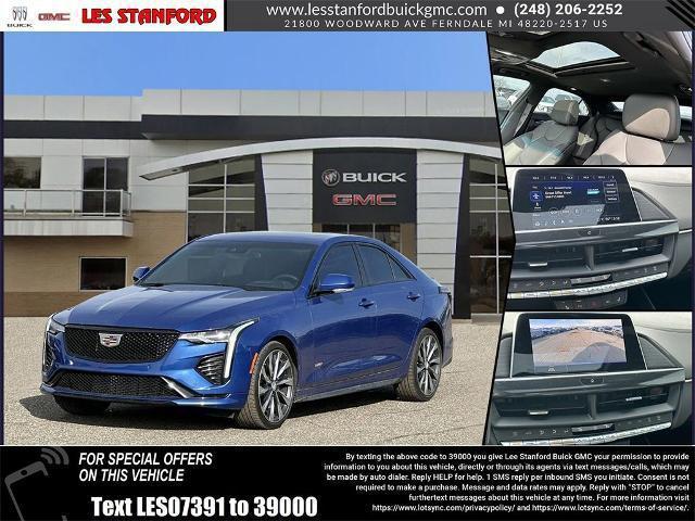 used 2022 Cadillac CT4-V car, priced at $38,500