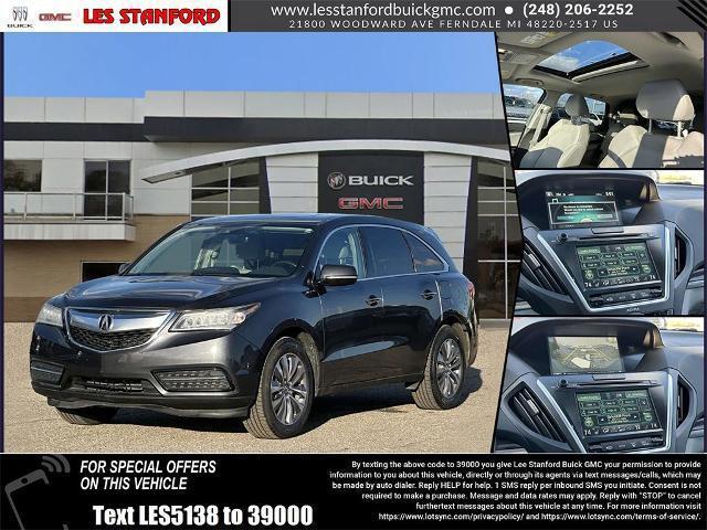 used 2016 Acura MDX car, priced at $15,600