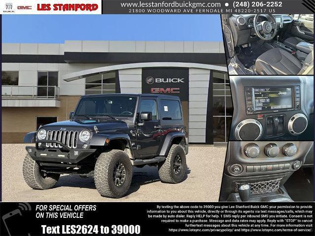 used 2017 Jeep Wrangler car, priced at $19,500
