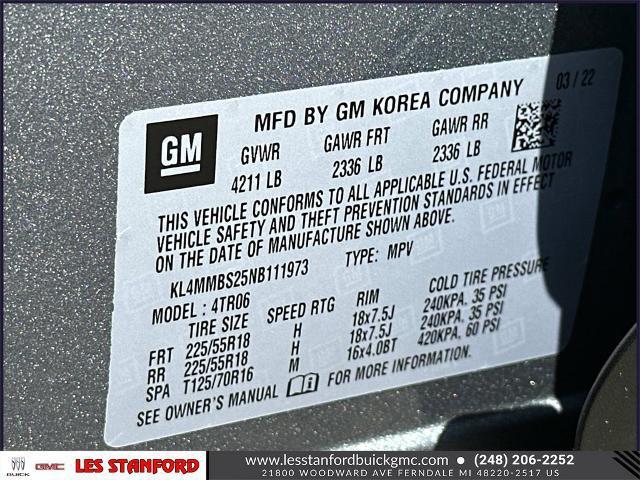 used 2022 Buick Encore GX car, priced at $19,500
