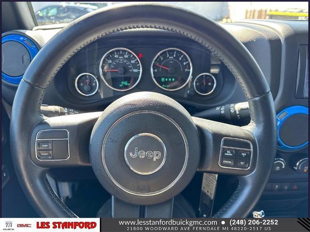 used 2015 Jeep Wrangler Unlimited car, priced at $18,295