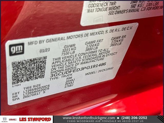 used 2023 Chevrolet Silverado 1500 car, priced at $46,695