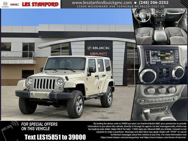 used 2017 Jeep Wrangler Unlimited car, priced at $21,000