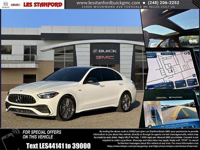 used 2024 Mercedes-Benz AMG C 43 car, priced at $51,995