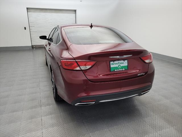 used 2015 Chrysler 200 car, priced at $13,595