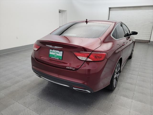 used 2015 Chrysler 200 car, priced at $13,595