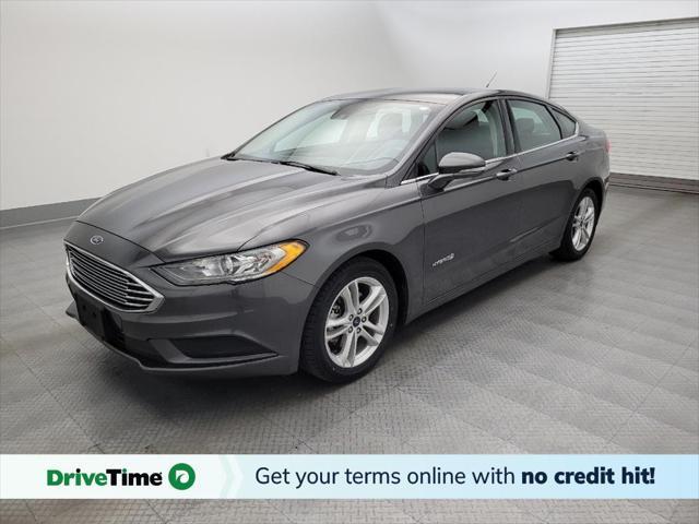 used 2018 Ford Fusion Hybrid car, priced at $15,295