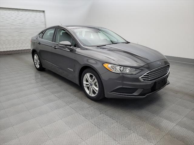 used 2018 Ford Fusion Hybrid car, priced at $15,295