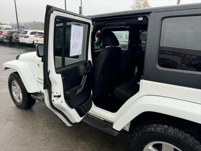 used 2013 Jeep Wrangler Unlimited car, priced at $13,980