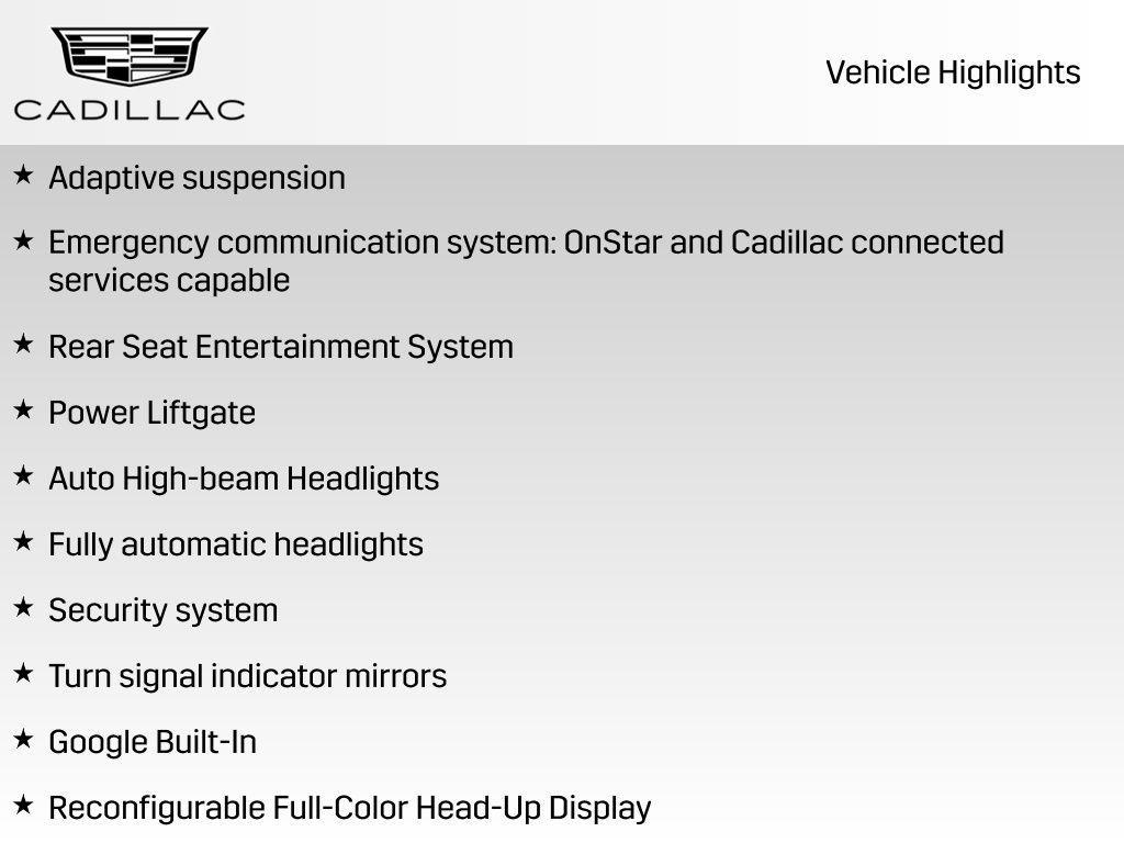new 2025 Cadillac Escalade IQ car, priced at $143,485