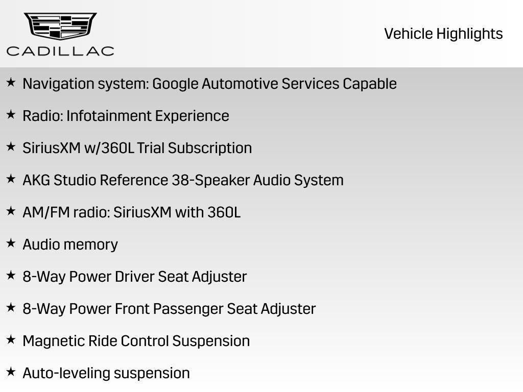 new 2025 Cadillac Escalade IQ car, priced at $143,485