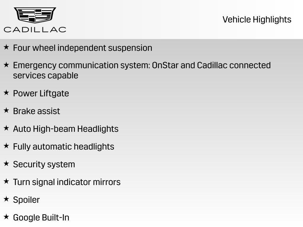 new 2025 Cadillac Escalade IQ car, priced at $131,880