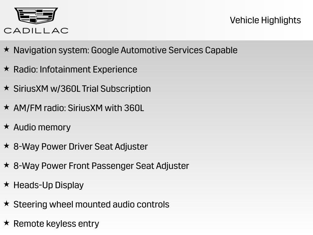 new 2025 Cadillac Escalade IQ car, priced at $133,110