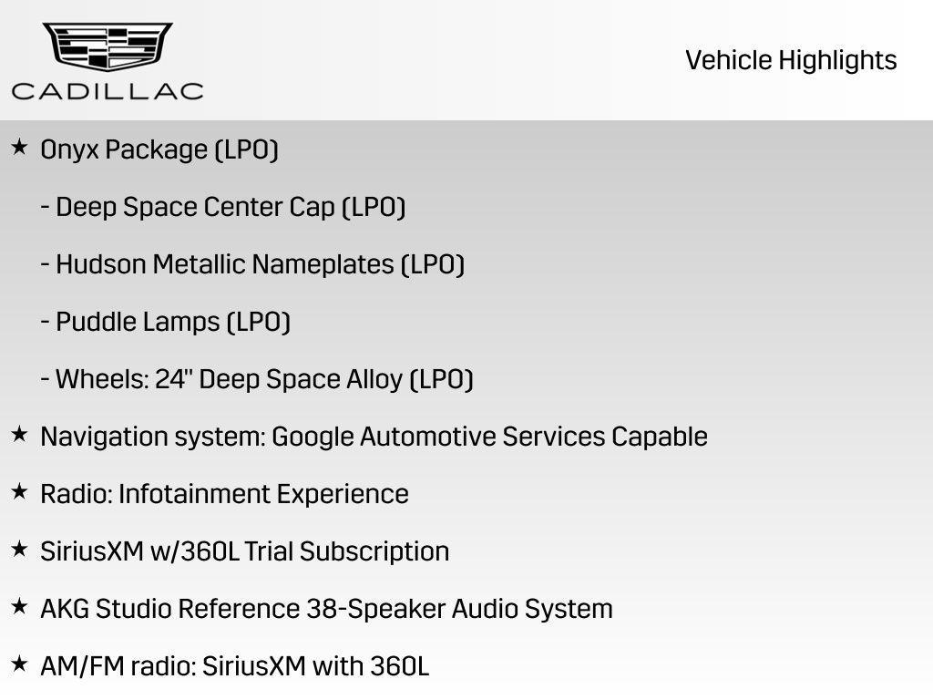 new 2025 Cadillac Escalade IQ car, priced at $147,700